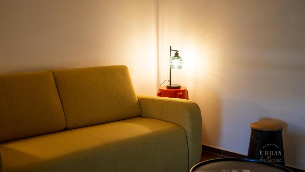 Posezení v ubytování Apollo Suites