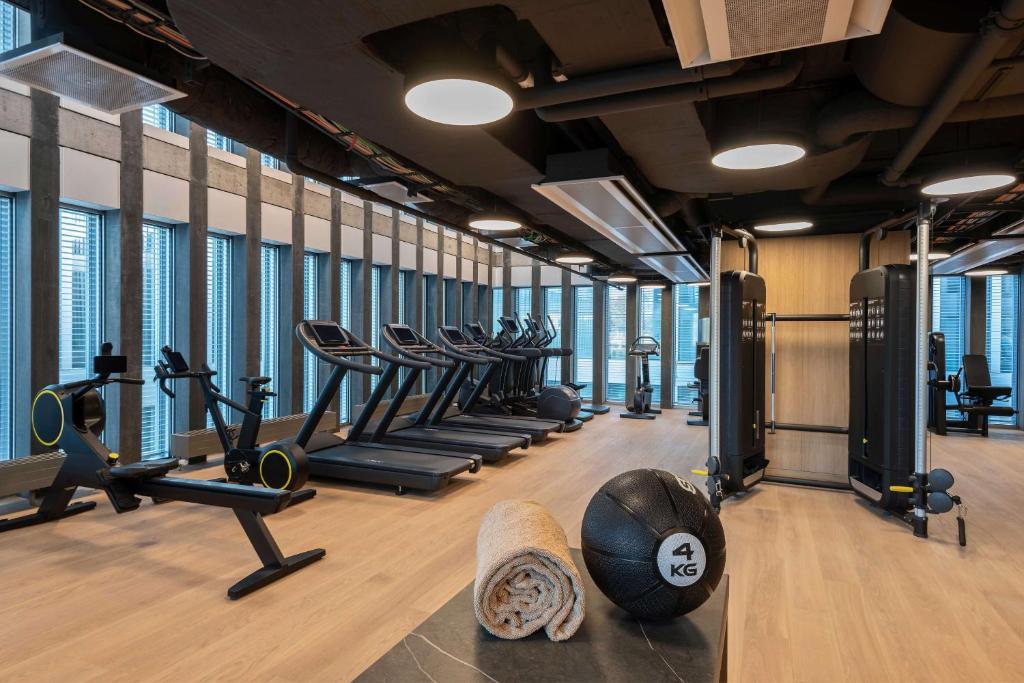 Fitness centrum a/nebo fitness zařízení v ubytování Hyatt Regency Zurich Airport Circle