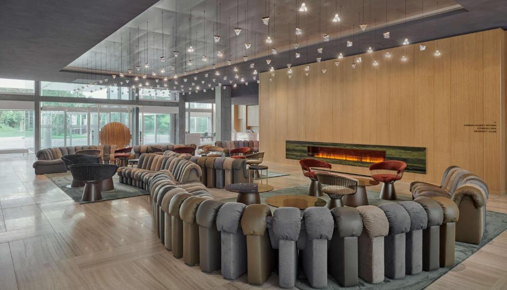 Posezení v ubytování Hyatt Regency Zurich Airport Circle