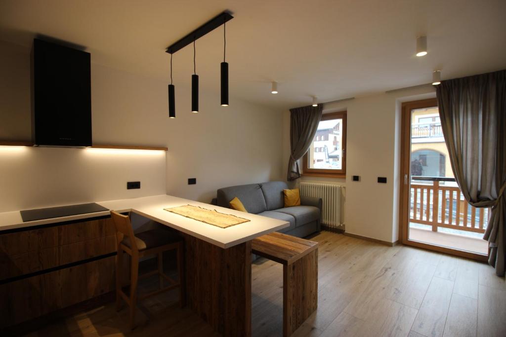 A seating area at Casa Angelinat