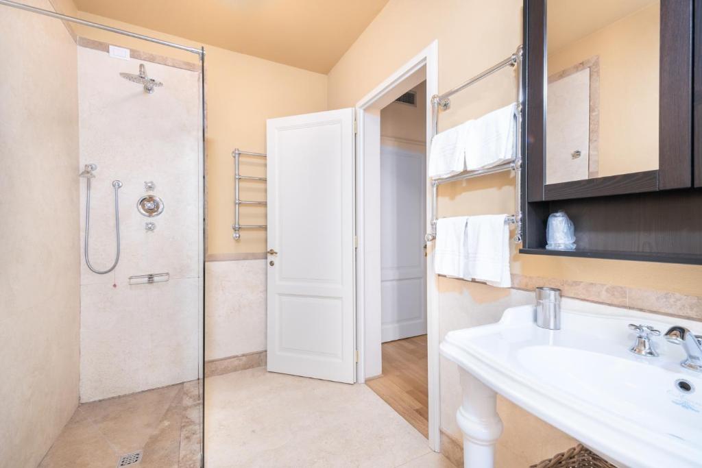 Kúpeľňa v ubytovaní B&B Borgo di Pratavecchie