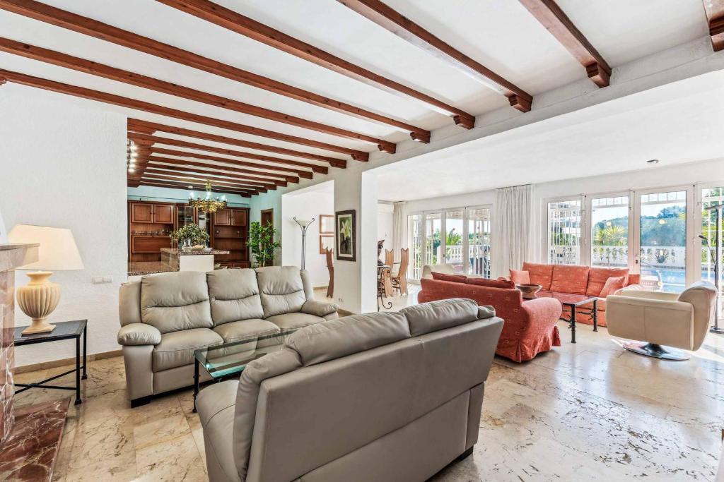 Posezení v ubytování Villa Flores