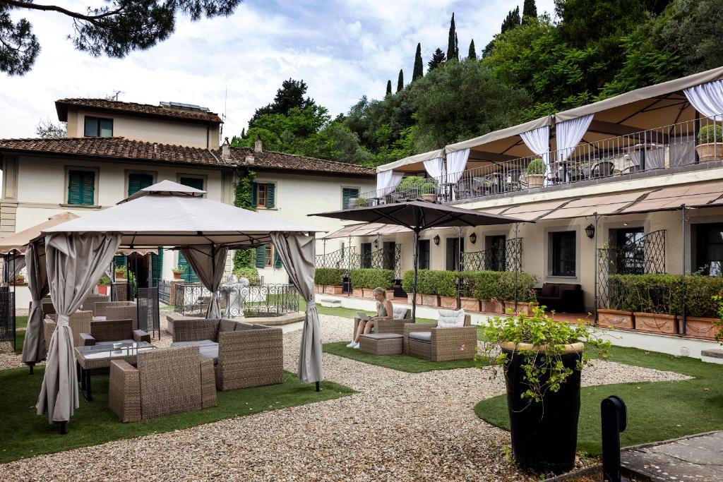 Zahrada ubytování FH55 Hotel Villa Fiesole