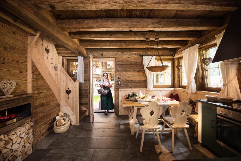 Posezení v ubytování Gletscher-Chalet Stubai
