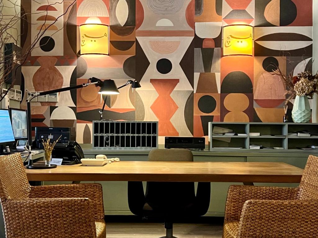 TV a/nebo společenská místnost v ubytování Hotel Ibrahim Pasha