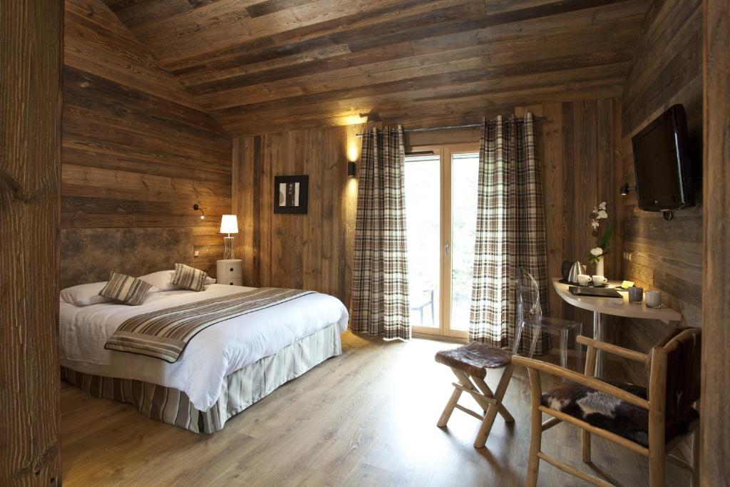 Postel nebo postele na pokoji v ubytování Hotel Blanc