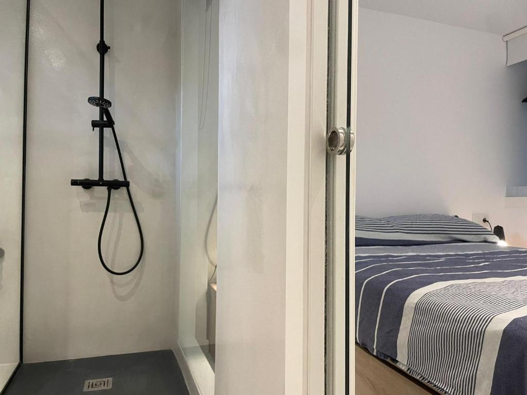 Postel nebo postele na pokoji v ubytování WASELA 114