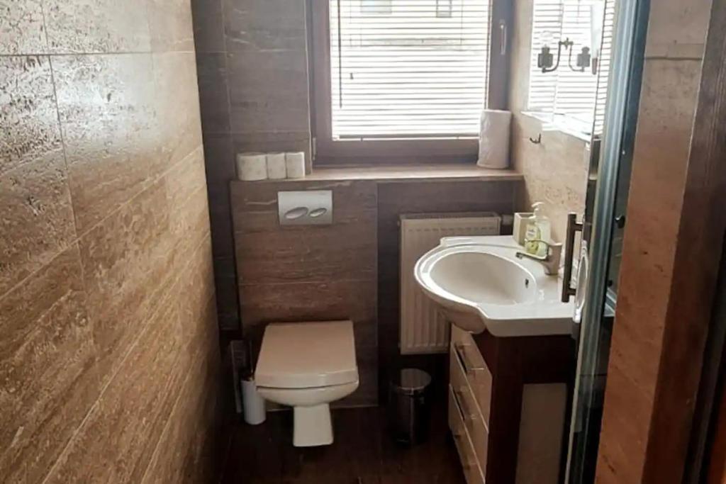 Kúpeľňa v ubytovaní Domek TatrApart