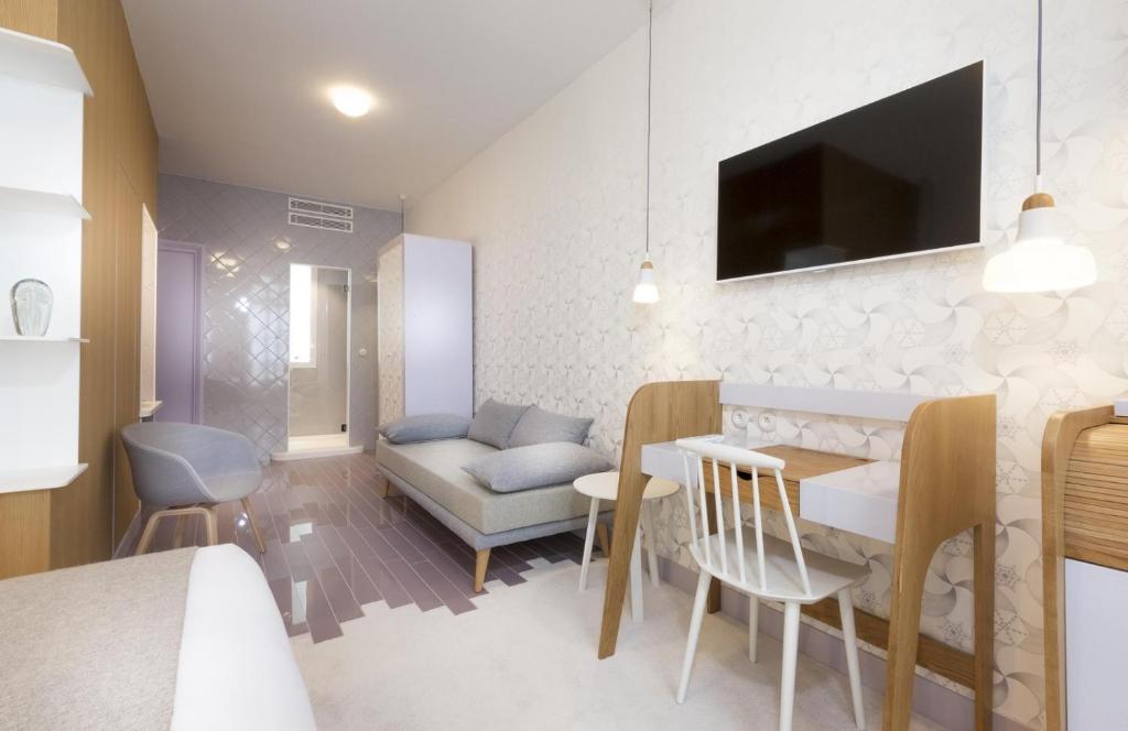 Hotel le Lapin Blanc - Resim 19