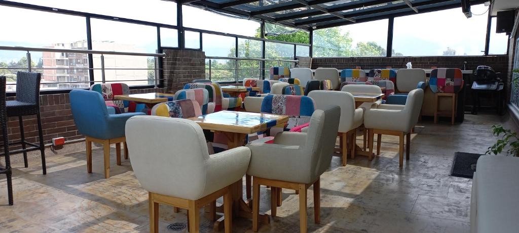 Posezení v ubytování Hotel Bogota DC