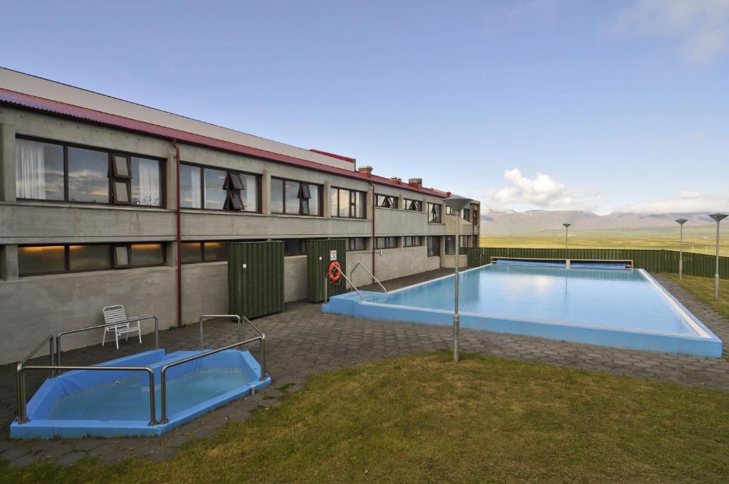 Sundlaugin á Hunavellir Guesthouse eða í nágrenninu