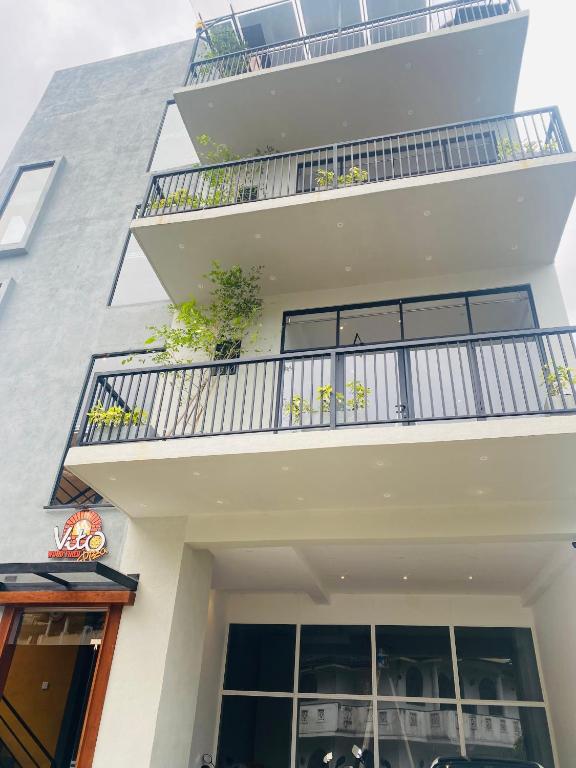 Balkón nebo terasa v ubytování Kandy City View