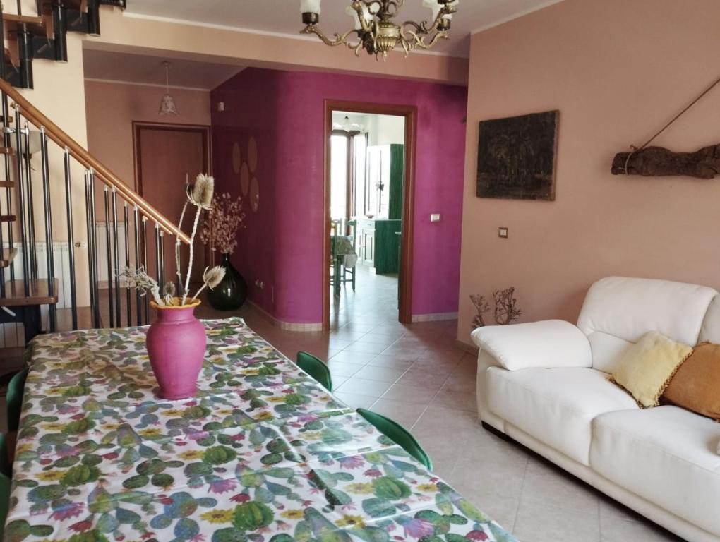 Posezení v ubytování Ferula loft