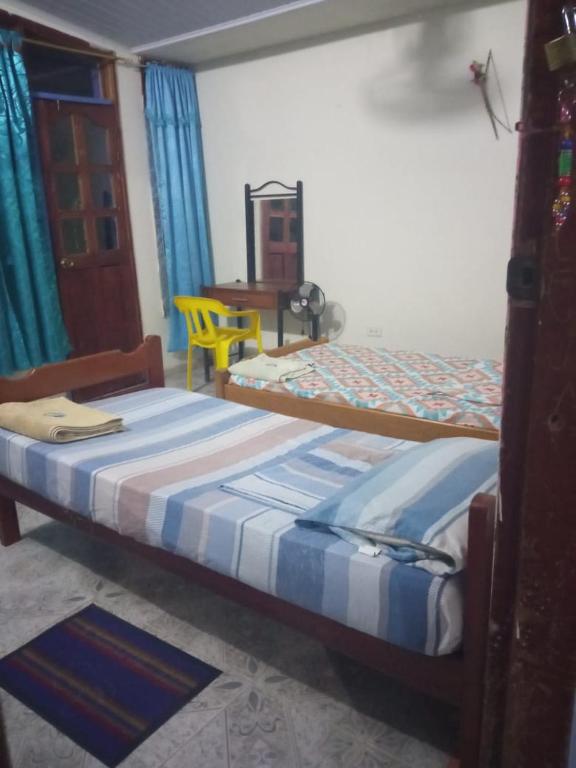Katil atau katil-katil dalam bilik di Casa de los Cruz