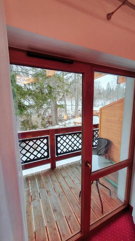 Balkón nebo terasa v ubytování Holiday Family