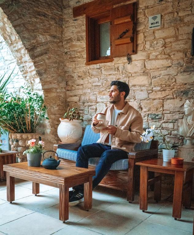 Posezení v ubytování Lazaros Stonehouse