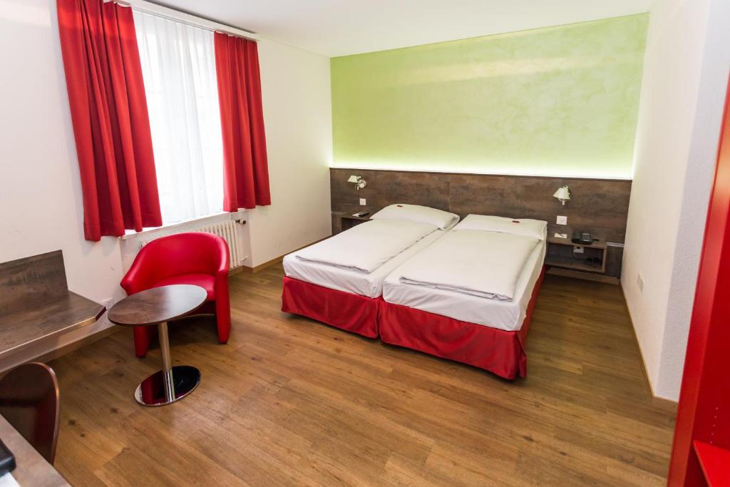 Posteľ alebo postele v izbe v ubytovaní Sorell Hotel Arabelle
