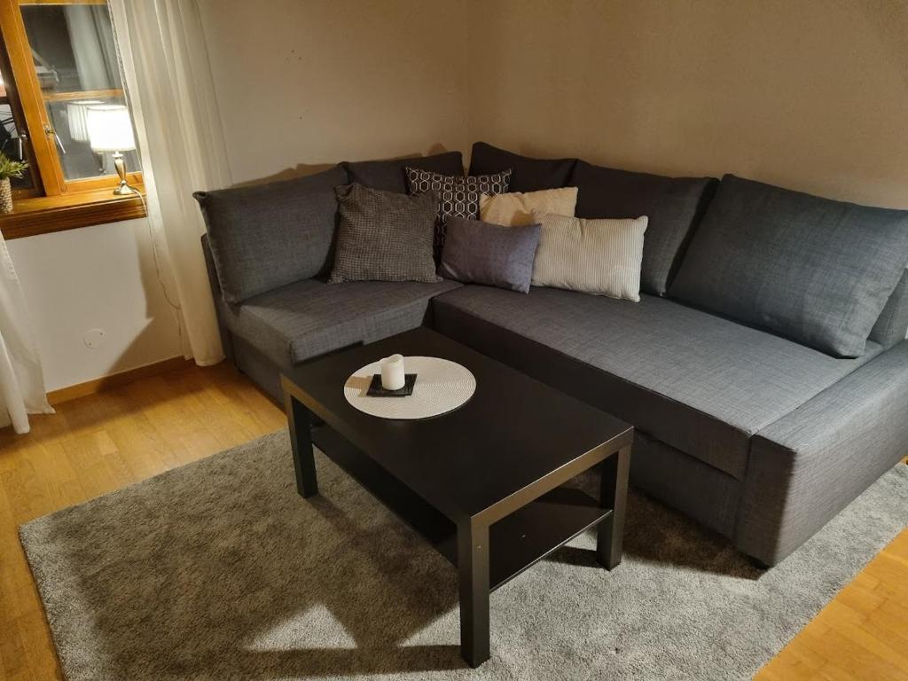 Posezení v ubytování Lillastugan Sätuna