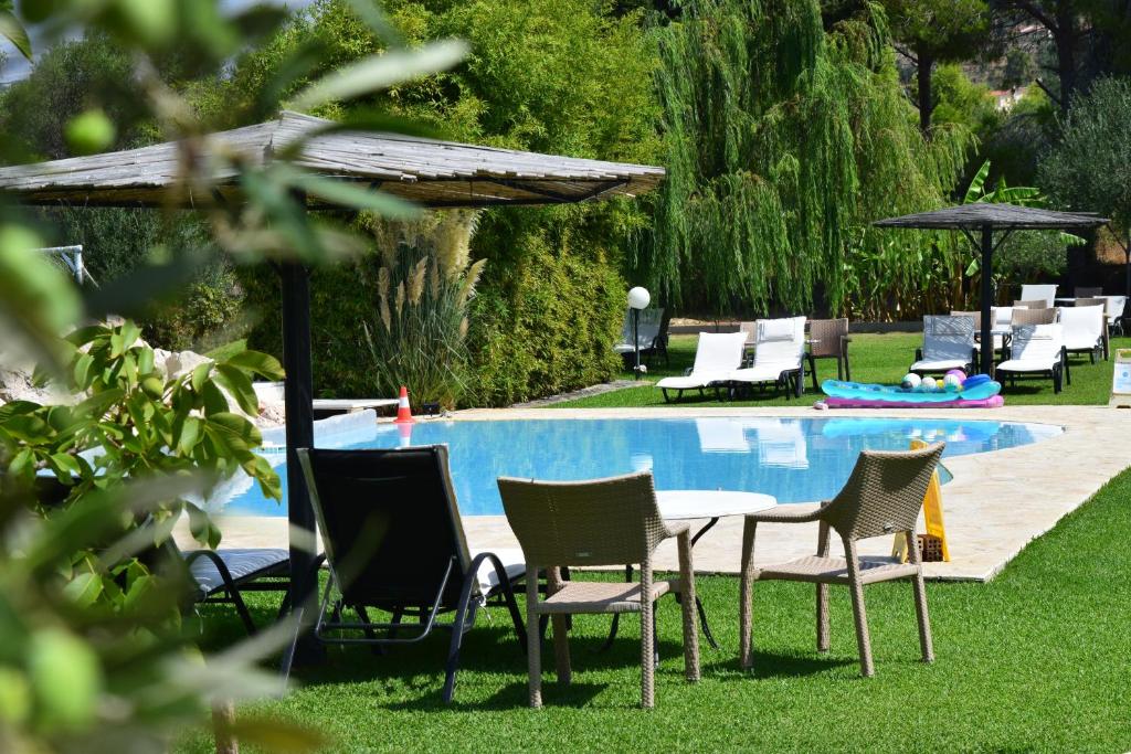 Zahrada ubytování Simatos αpARTments & Studios