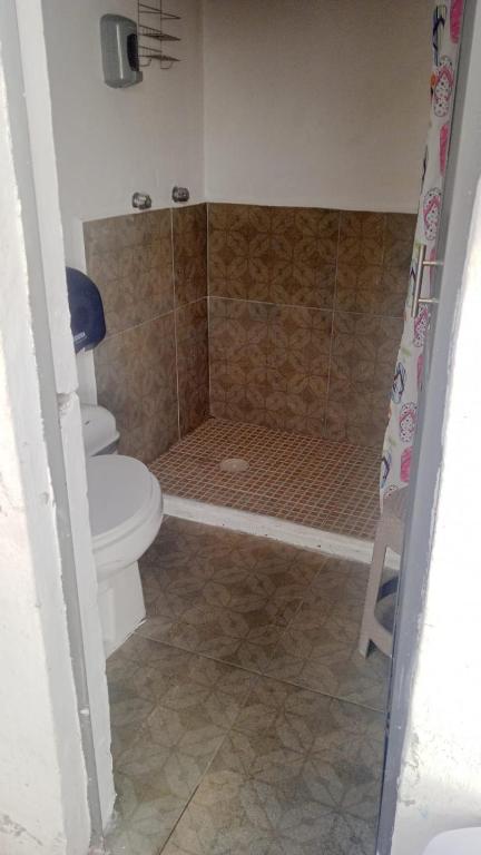 Koupelna v ubytování PATIO Alojamiento