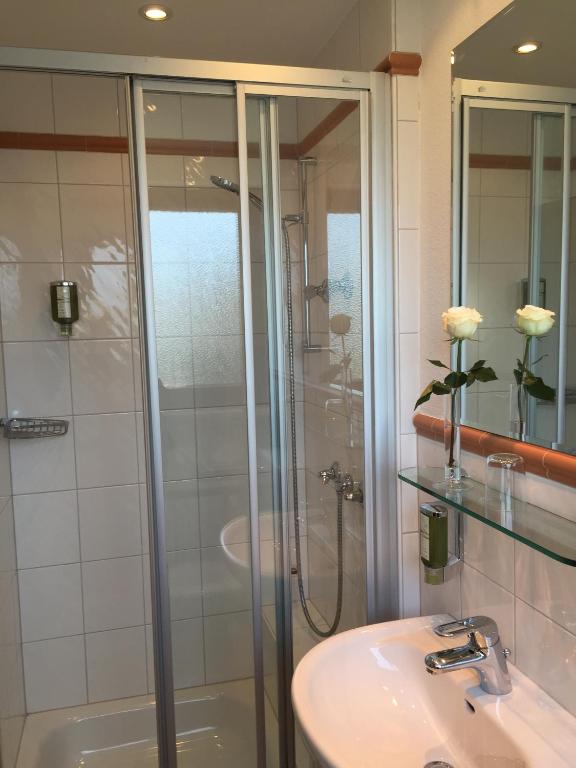 Koupelna v ubytování Hotel Sollner Hof