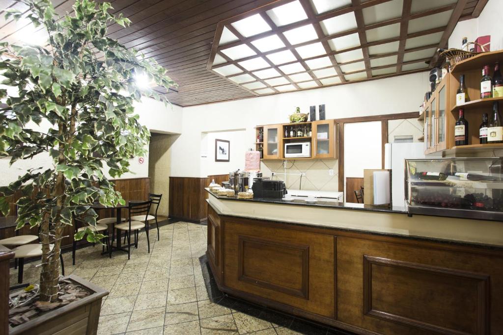Restaurace v ubytování Hotel Lopes Caxambu