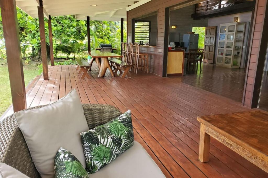 Oleskelutila majoituspaikassa Cottage Miti Reva