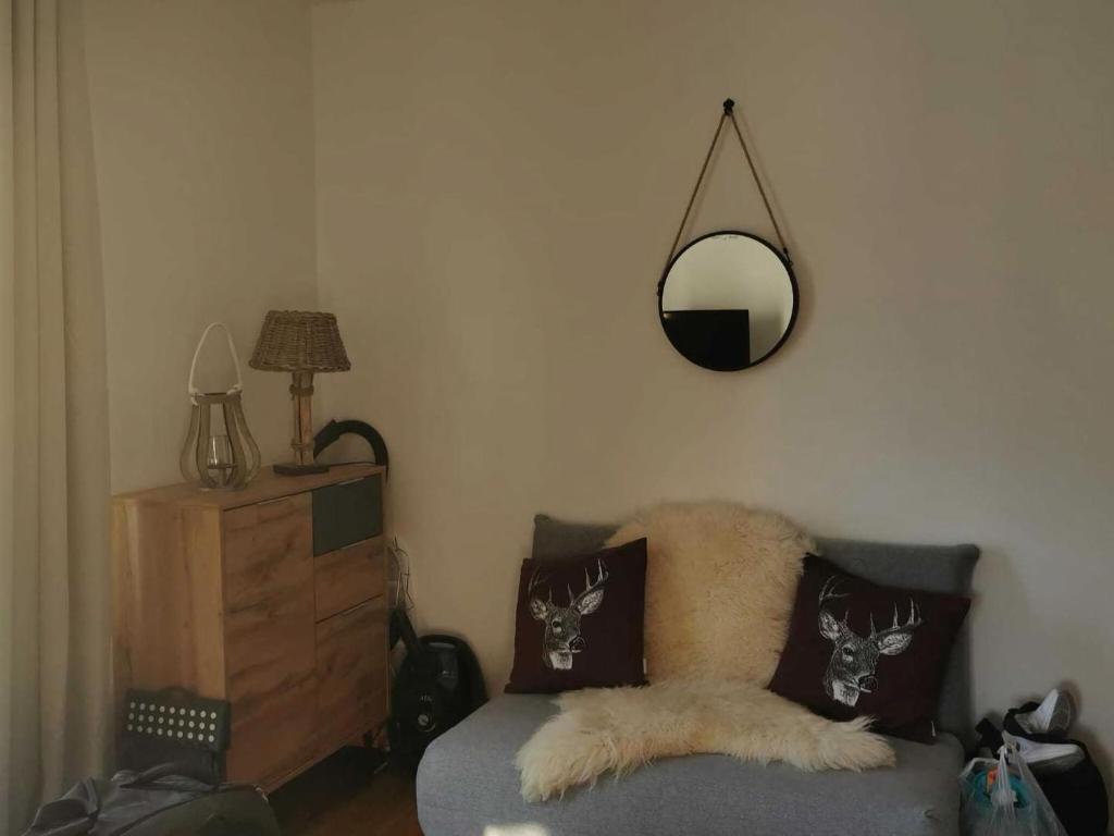 Posedenie v ubytovaní Hochwertige Ferienwohnung mit tollem Ausblick