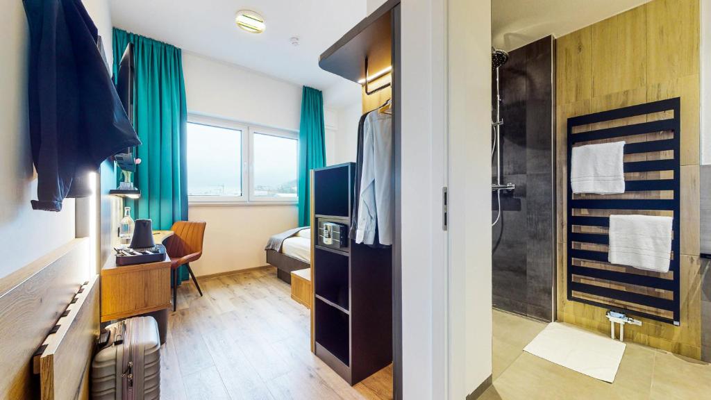 Koupelna v ubytování Point 7 Hotel