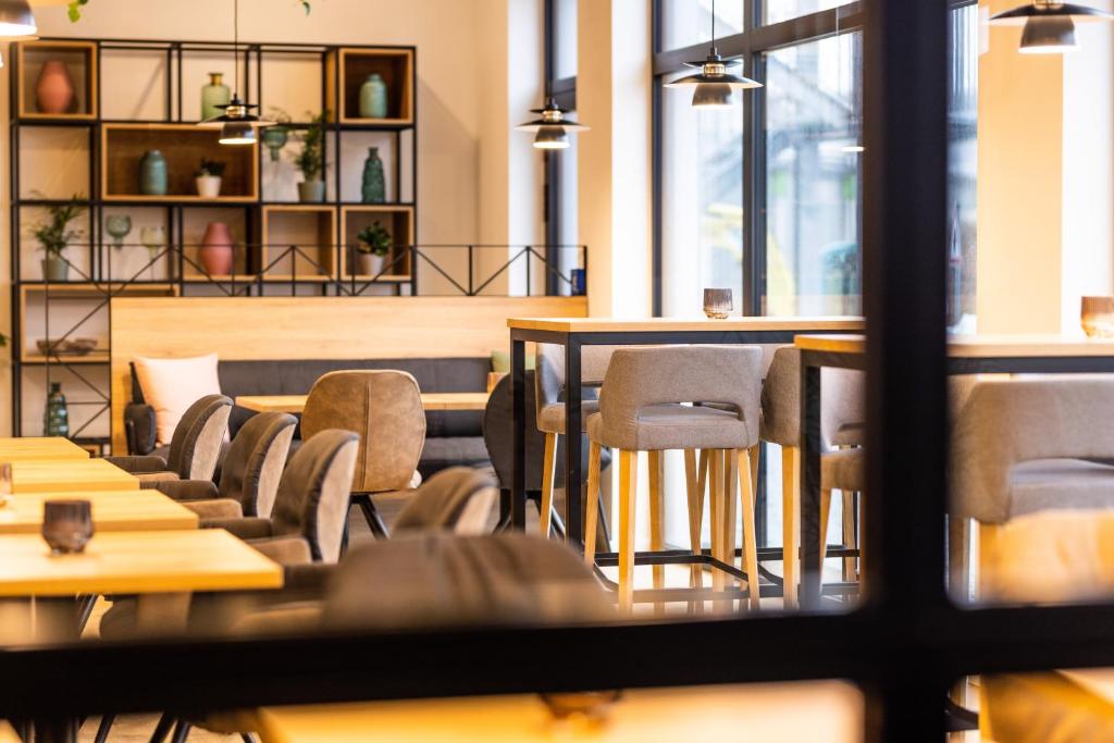 Posezení v ubytování Point 7 Hotel