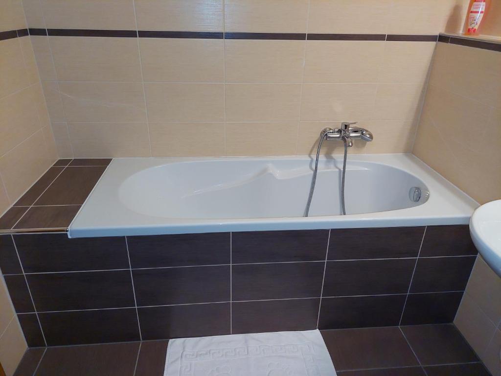 Koupelna v ubytování Appartement LARA SPA Čeladná
