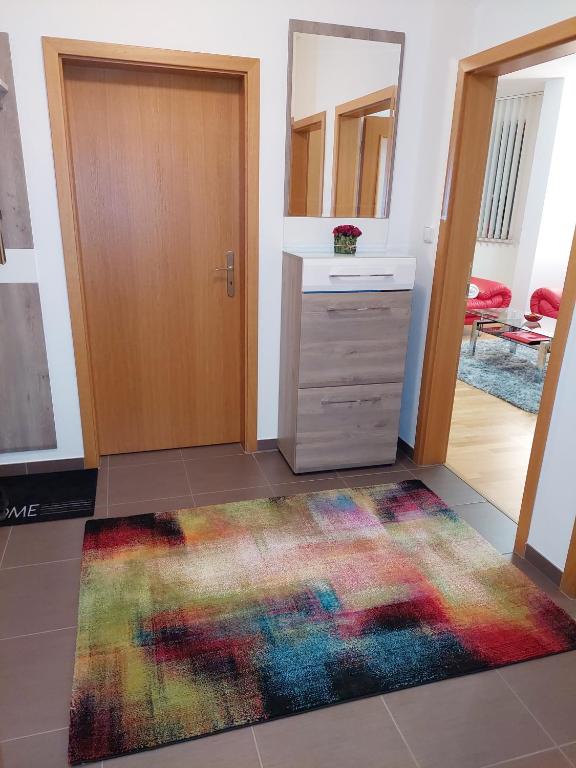 Postel nebo postele na pokoji v ubytování Appartement LARA SPA Čeladná