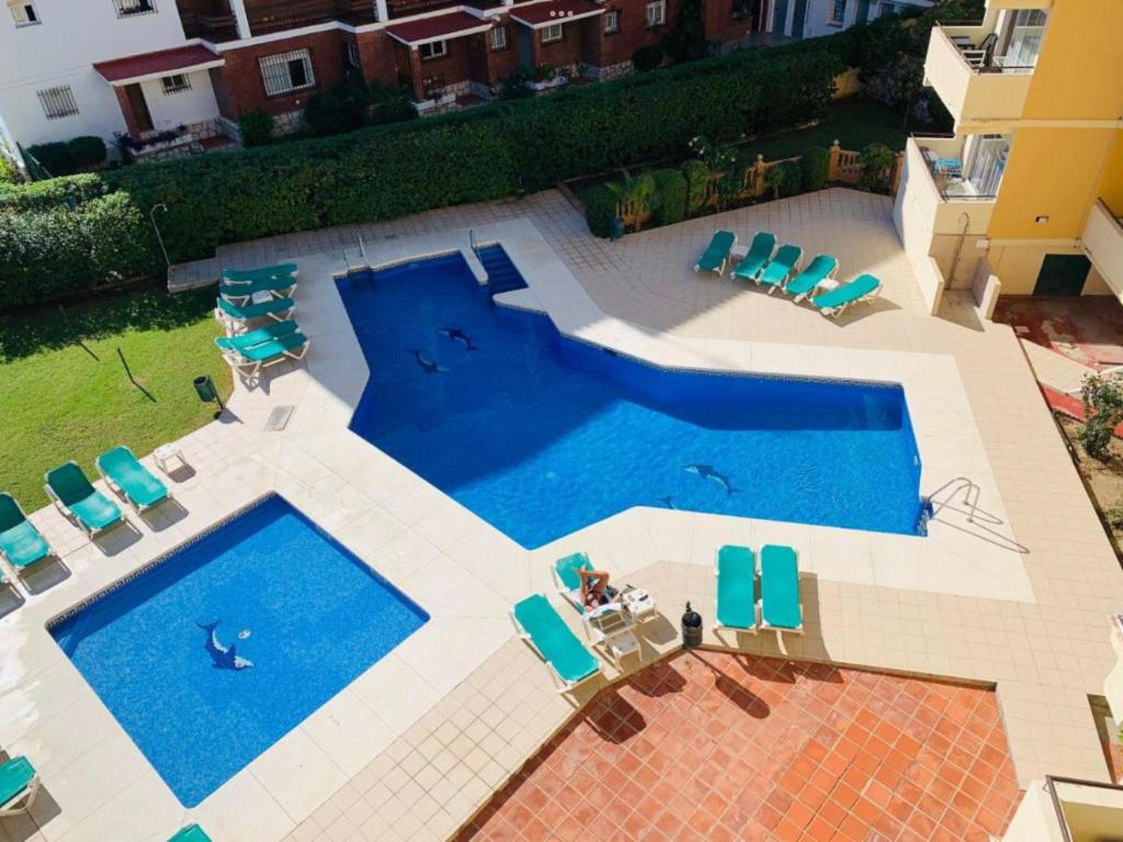 Basen w obiekcie Apartment Club Playa Flores Torremolinos lub w pobliżu