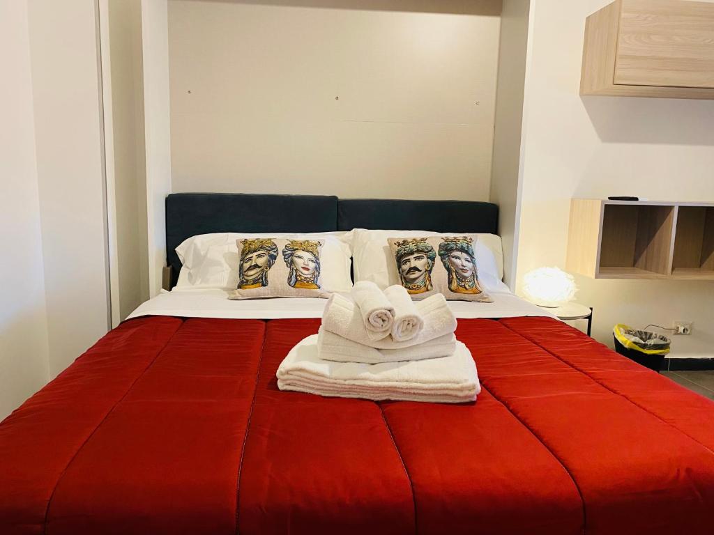 Postel nebo postele na pokoji v ubytování I Cinque Mori DEVA