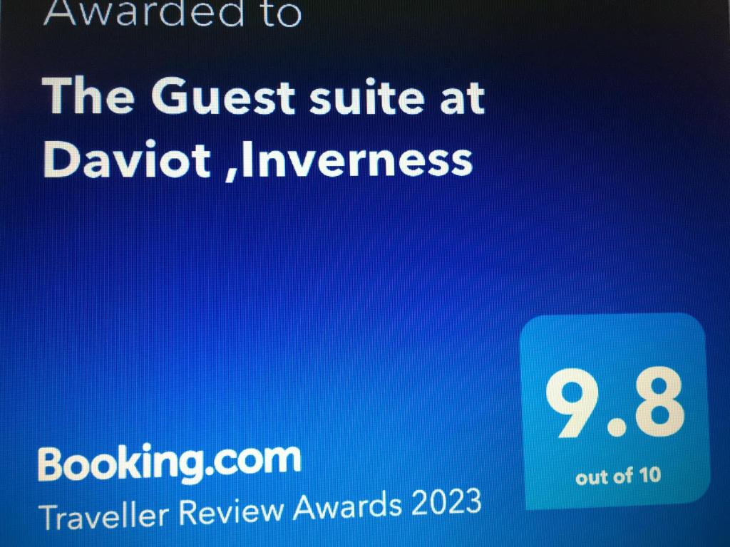 Certifikát, hodnocení, plakát nebo jiný dokument vystavený v ubytování The Guest suite at Daviot ,Inverness