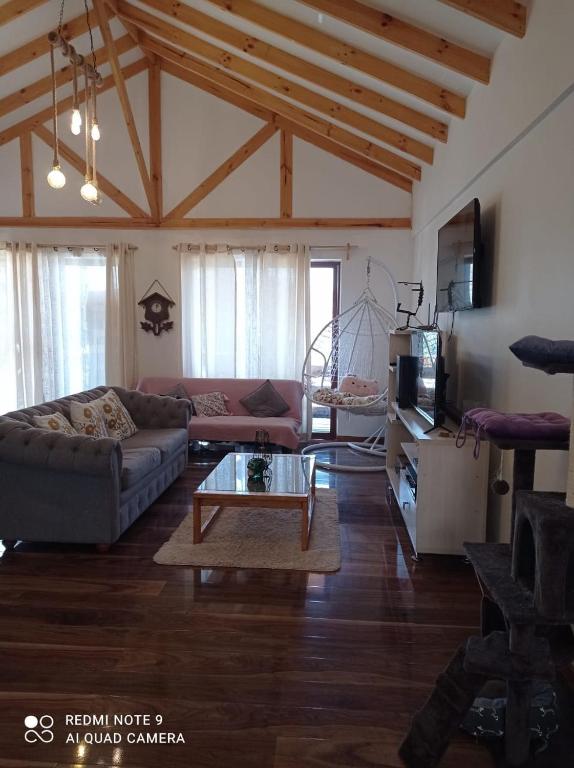 TV a/nebo společenská místnost v ubytování Casa San Francisco