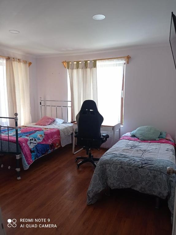Postel nebo postele na pokoji v ubytování Casa San Francisco
