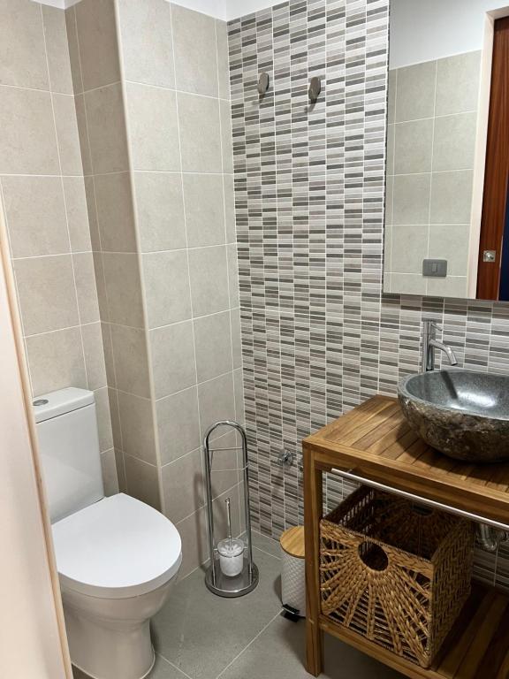 Koupelna v ubytování Orietta Residencial