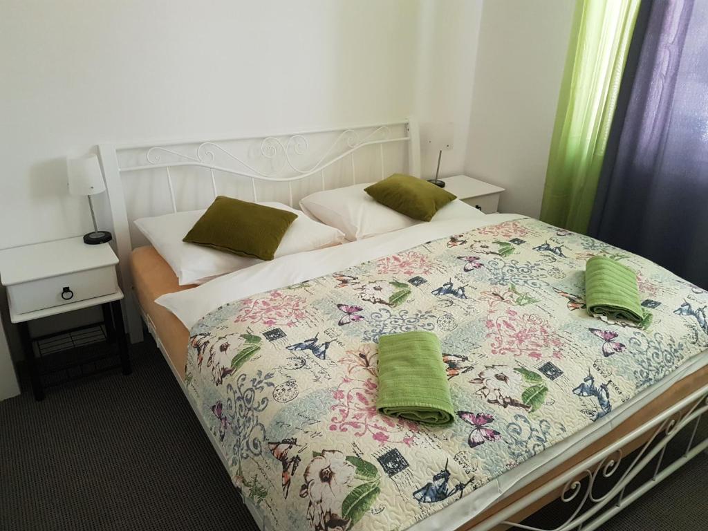 Postel nebo postele na pokoji v ubytování Domček 118