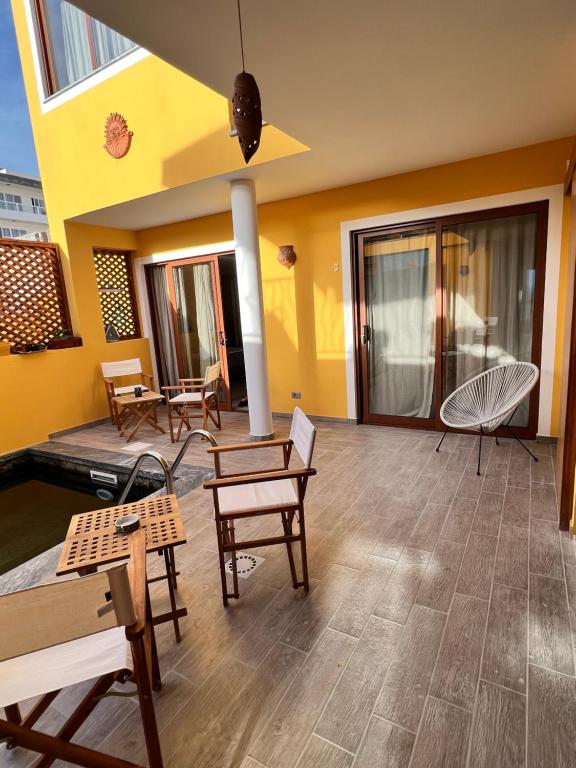 Balkón nebo terasa v ubytování Orietta Residencial