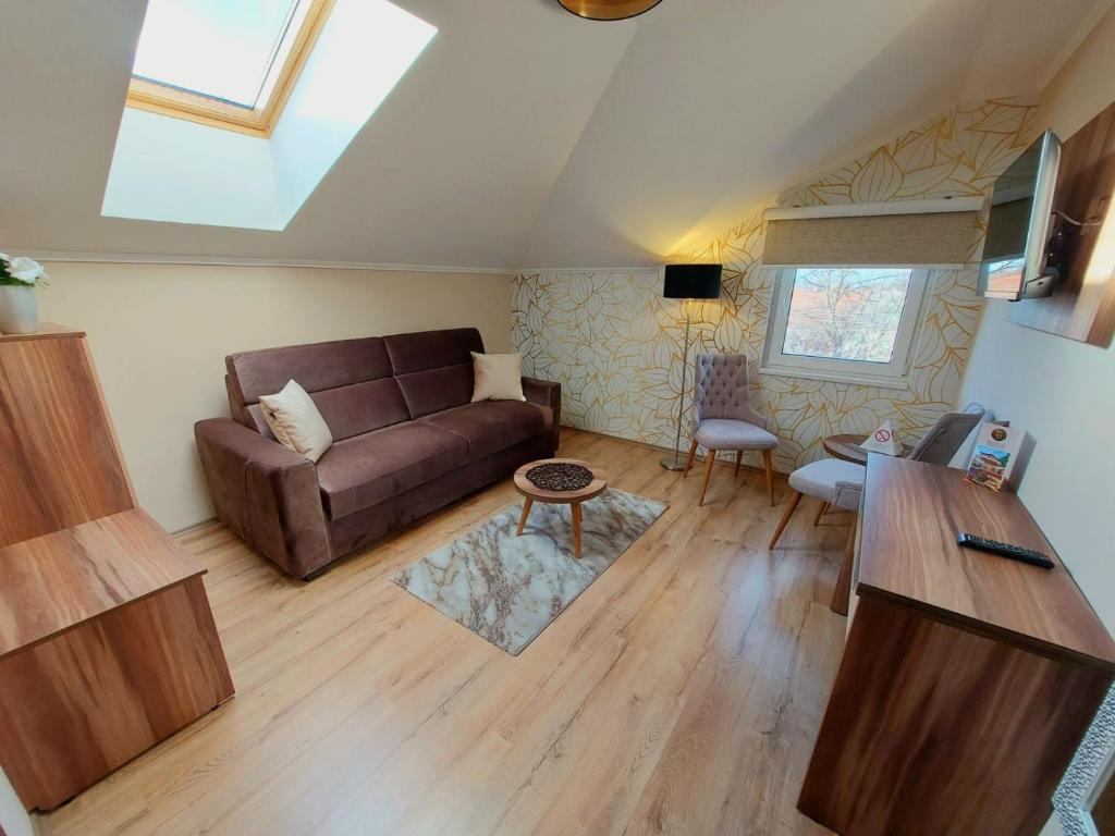 Posezení v ubytování Papuli rooms 4U