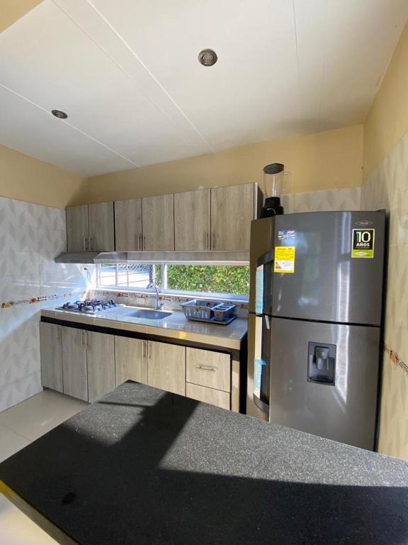 Kuchyň nebo kuchyňský kout v ubytování Casa 75 San Marcos Poblado