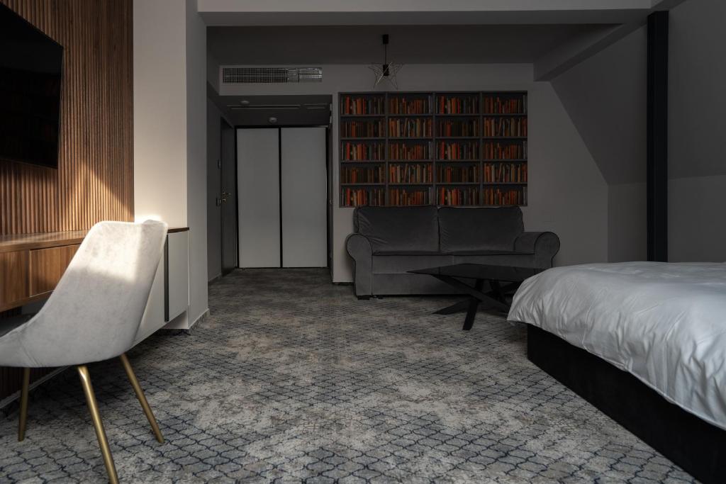 Postel nebo postele na pokoji v ubytování Hotel Cristal