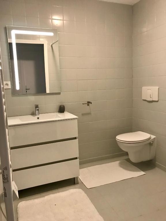 Kúpeľňa v ubytovaní Le Moulin