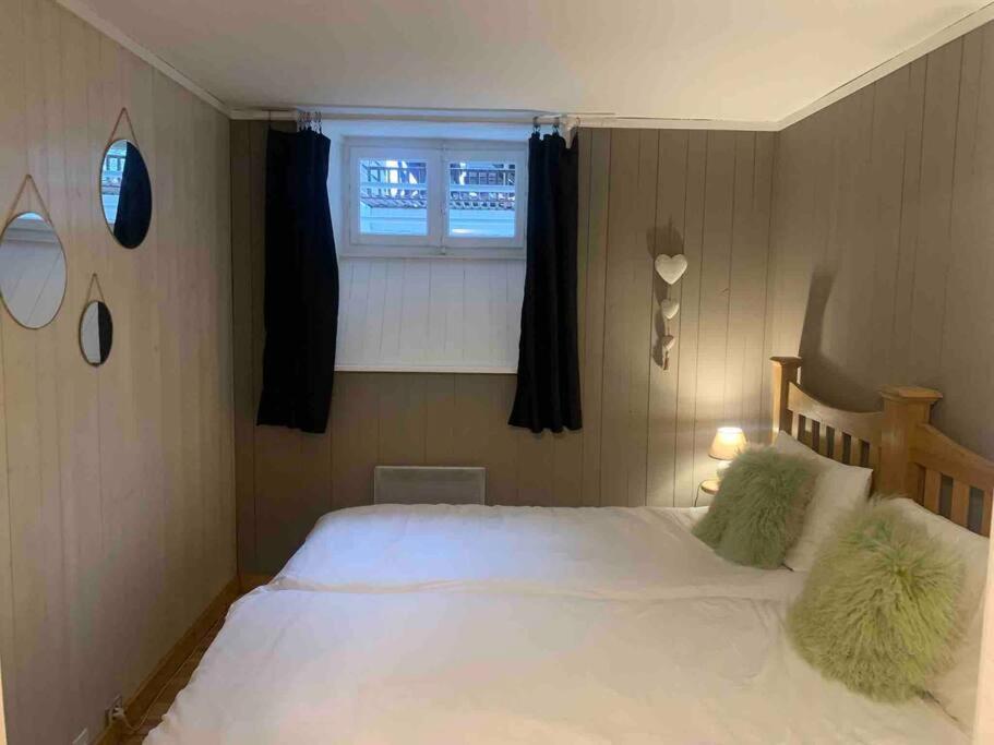 Ένα ή περισσότερα κρεβάτια σε δωμάτιο στο Mer de Glace