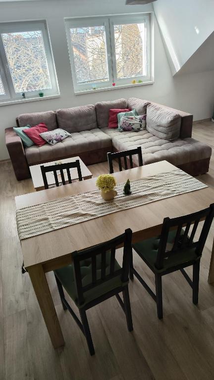 Posezení v ubytování Apartmán Café u Kordulky