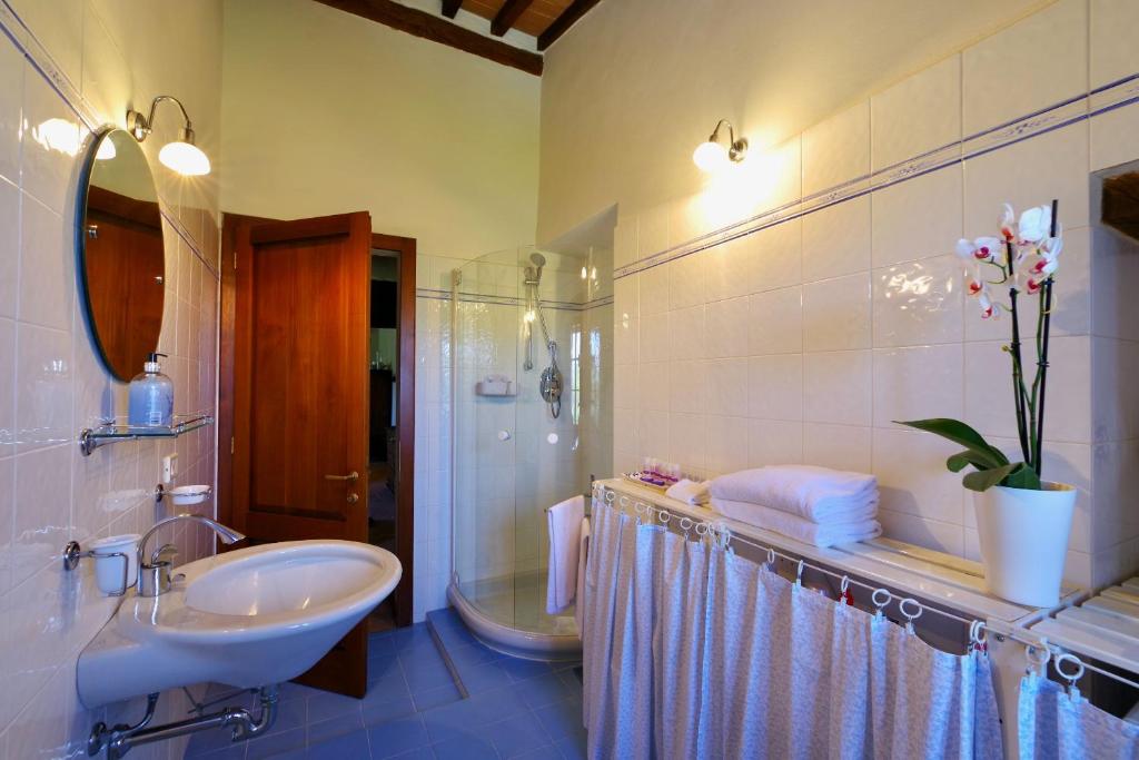 A bathroom at Arco al Poggio - Arceno Rentals Club
