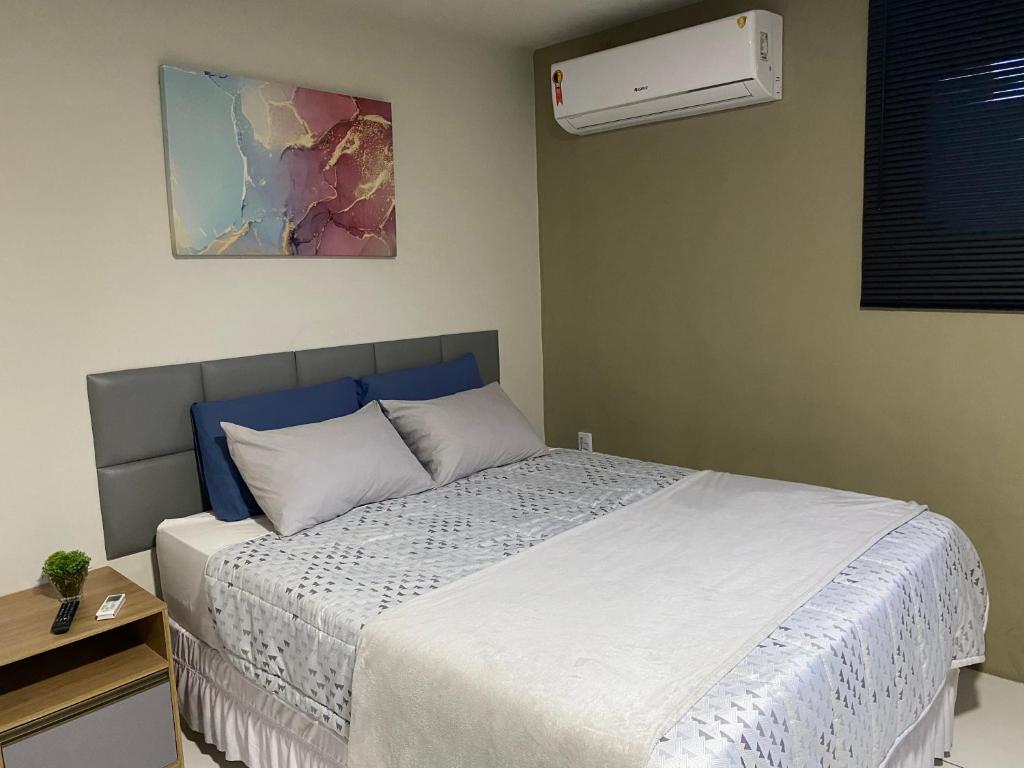 Postel nebo postele na pokoji v ubytování Edifício Creta Hotel
