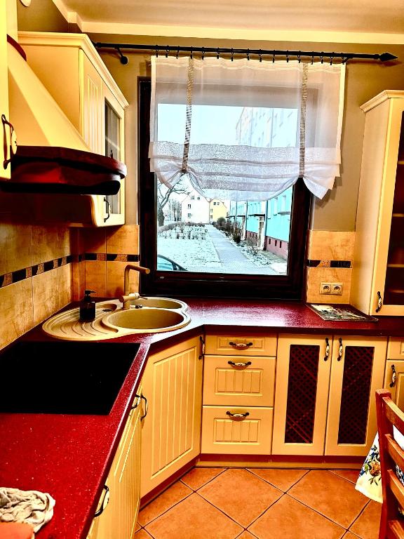 Kuchyňa alebo kuchynka v ubytovaní Apartament Marka 2