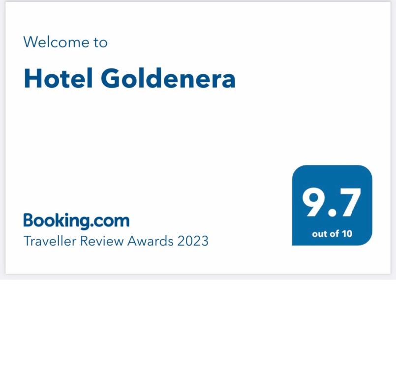 Certifikát, hodnocení, plakát nebo jiný dokument vystavený v ubytování Hotel Goldenera